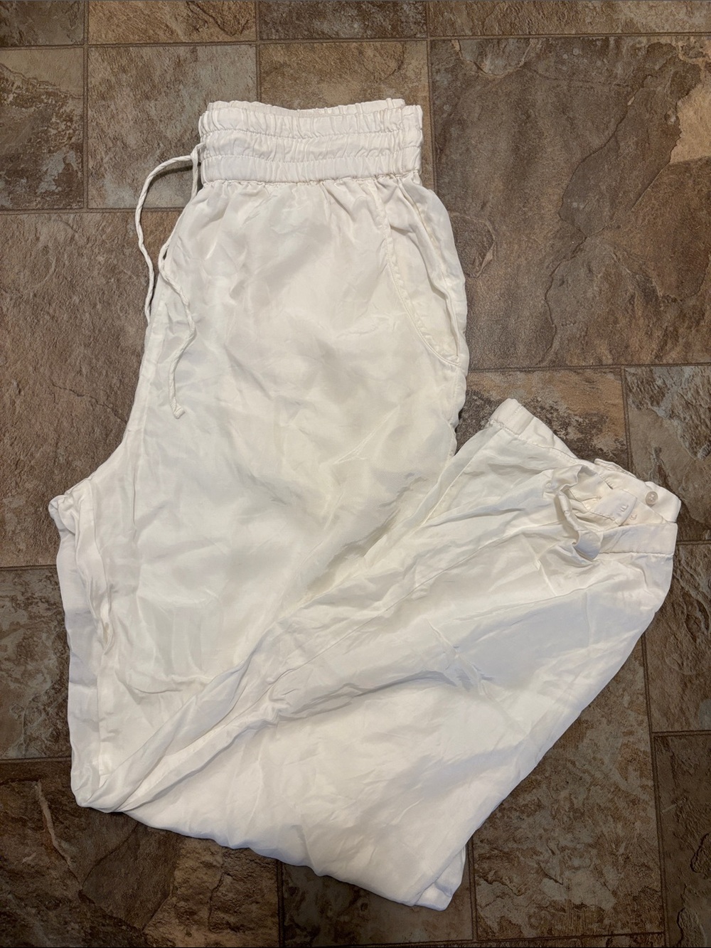 Silk/Satin Drawstring Pants